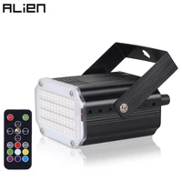 alien 48 rgb uv led dj disco sound activated stage lighting effect party holiday club strobe flash lights with remote control
