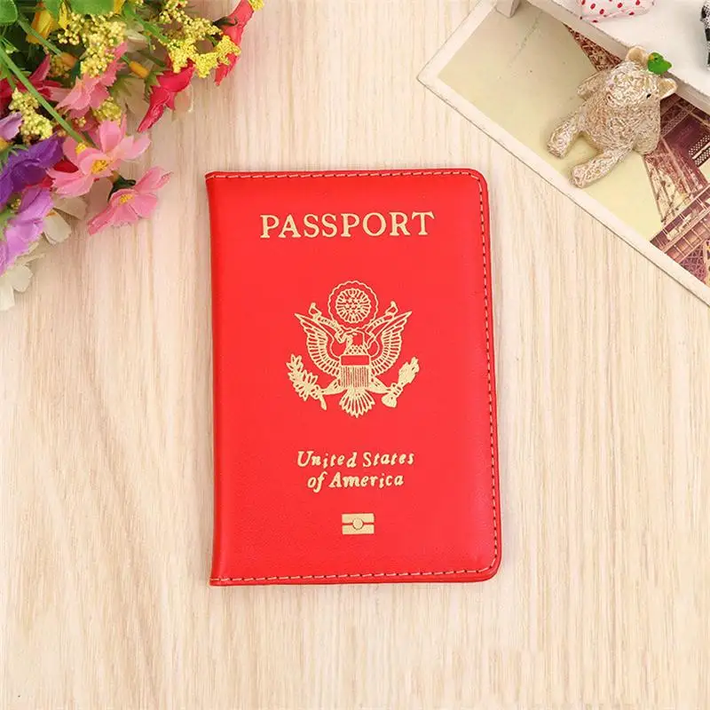 USA Travel Passport Cover Protector Case Business Protective Holder Wallet Document Orgainzer for American | Багаж и сумки