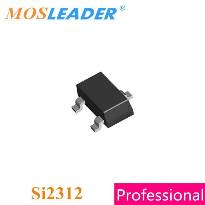 

Mosleader Si2312 SOT23 3000PCS Si2312CDS Si2312CDS-T1-GE3 N-Channel 20V 2.3A 3A 6A Made in China High quality