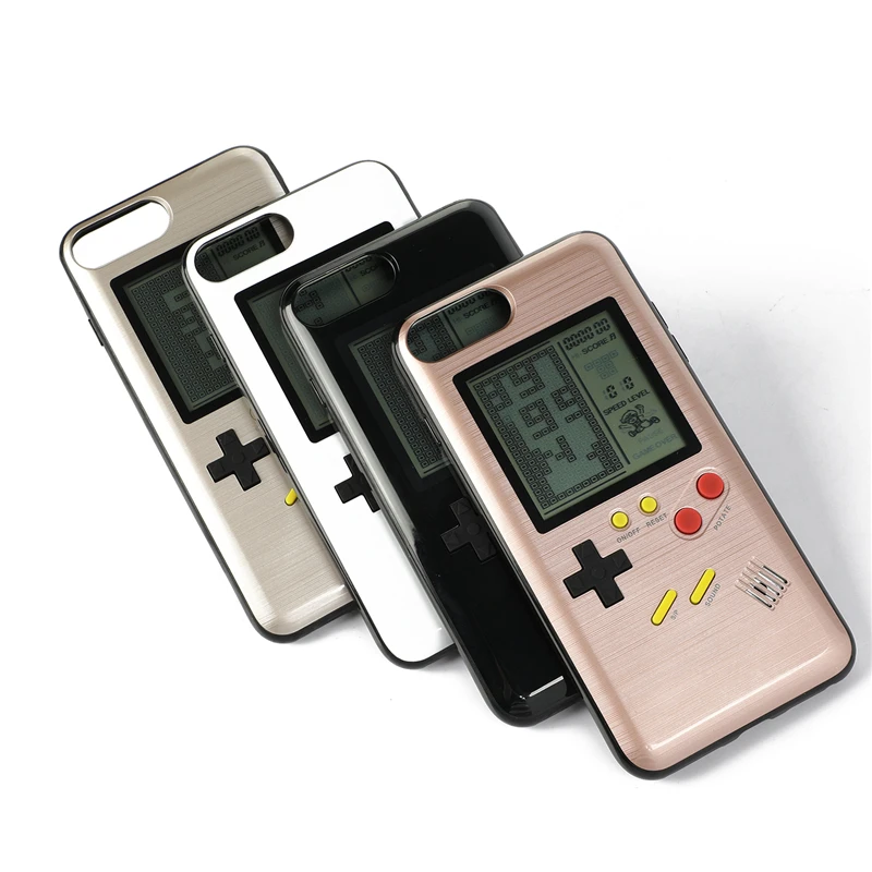 Двойного назначения игры игроки тетрис телефона чехол для Iphone х Ручные игры Телефон защитных чехлов игры телефоны протектор крышка чехол тетрис тетрис сехол тетрис тетрисы