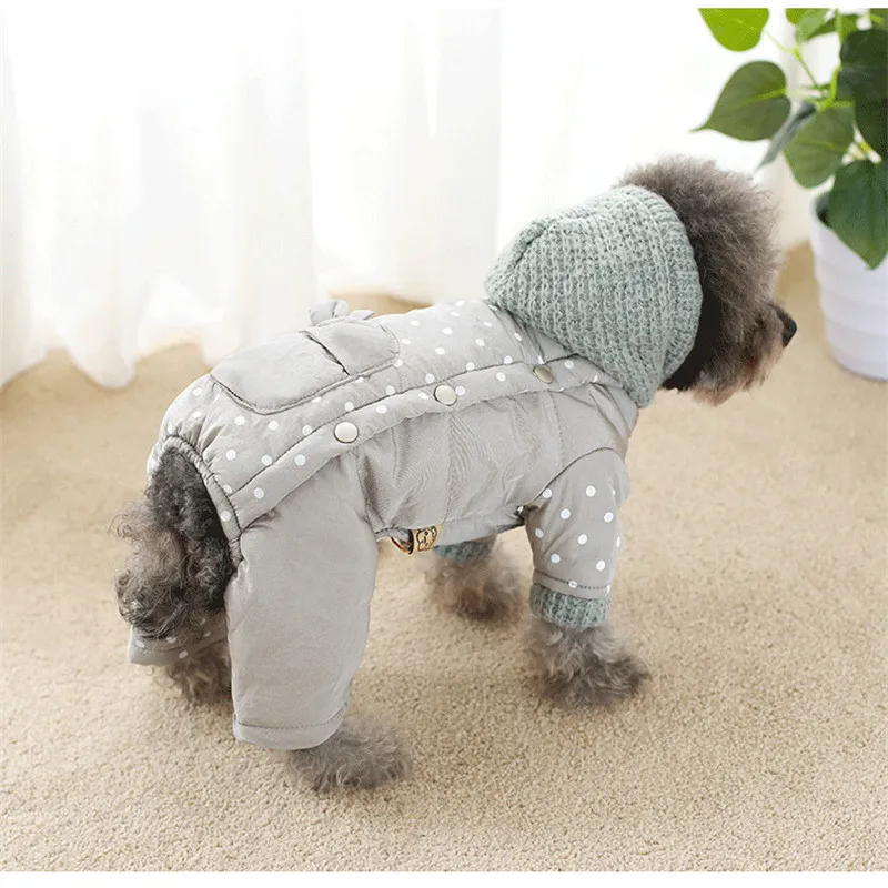 Новинка одежда для домашних животных зимнее теплое пальто тренировочный костюм
