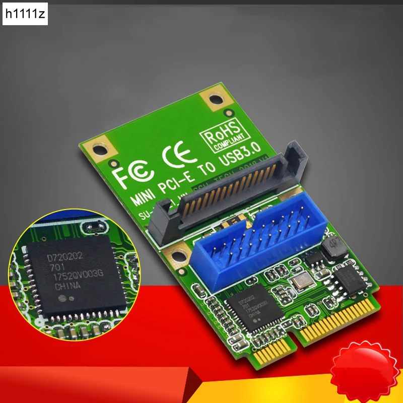 Mini PCI E USB карта MINI Express к 3 0 адаптер 19Pin Header 5 Гб SATA Power Half High Full подходит для ПК|Платы
