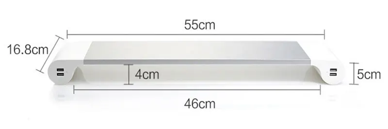 Компьютерный монитор Подставка для ноутбука поддержка для Macbook алюминиевый сплав компьютерный монитор повышение usb зарядка ноутбук стояк