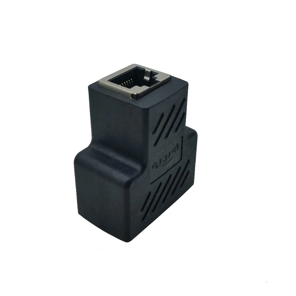 Новый 2 предмета 1 до двойной женский Порты и разъёмы RJ45 Splitter Разъем CAT6 LAN Ethernet Sockt
