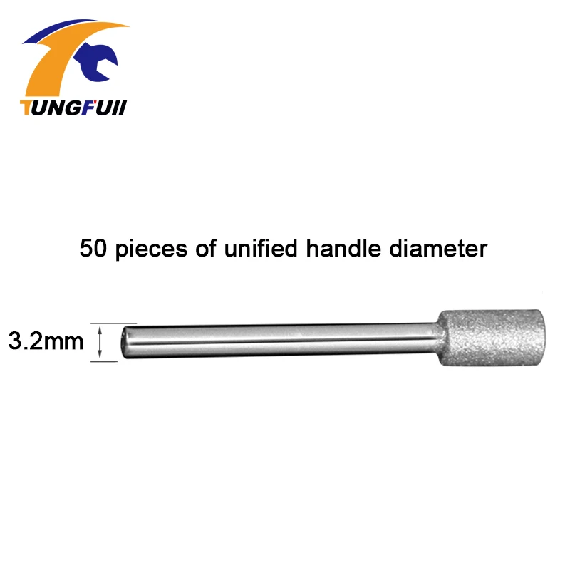 Tungfull Dremel аксессуары электрическая шлифовальная машина Шлифовальная головка наждачные головки для шлифовки Набор 50 шт. нефрит полировка гравировка пилинг