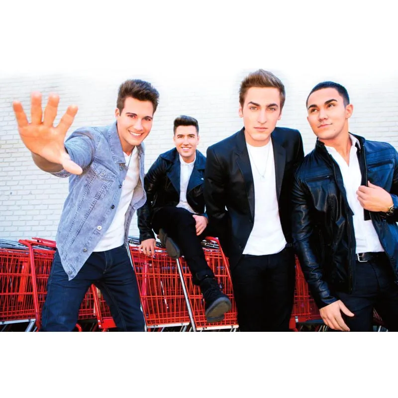 Красивый индивидуальный плакат Big Time Rush домашний декор тканевые плакаты лучший