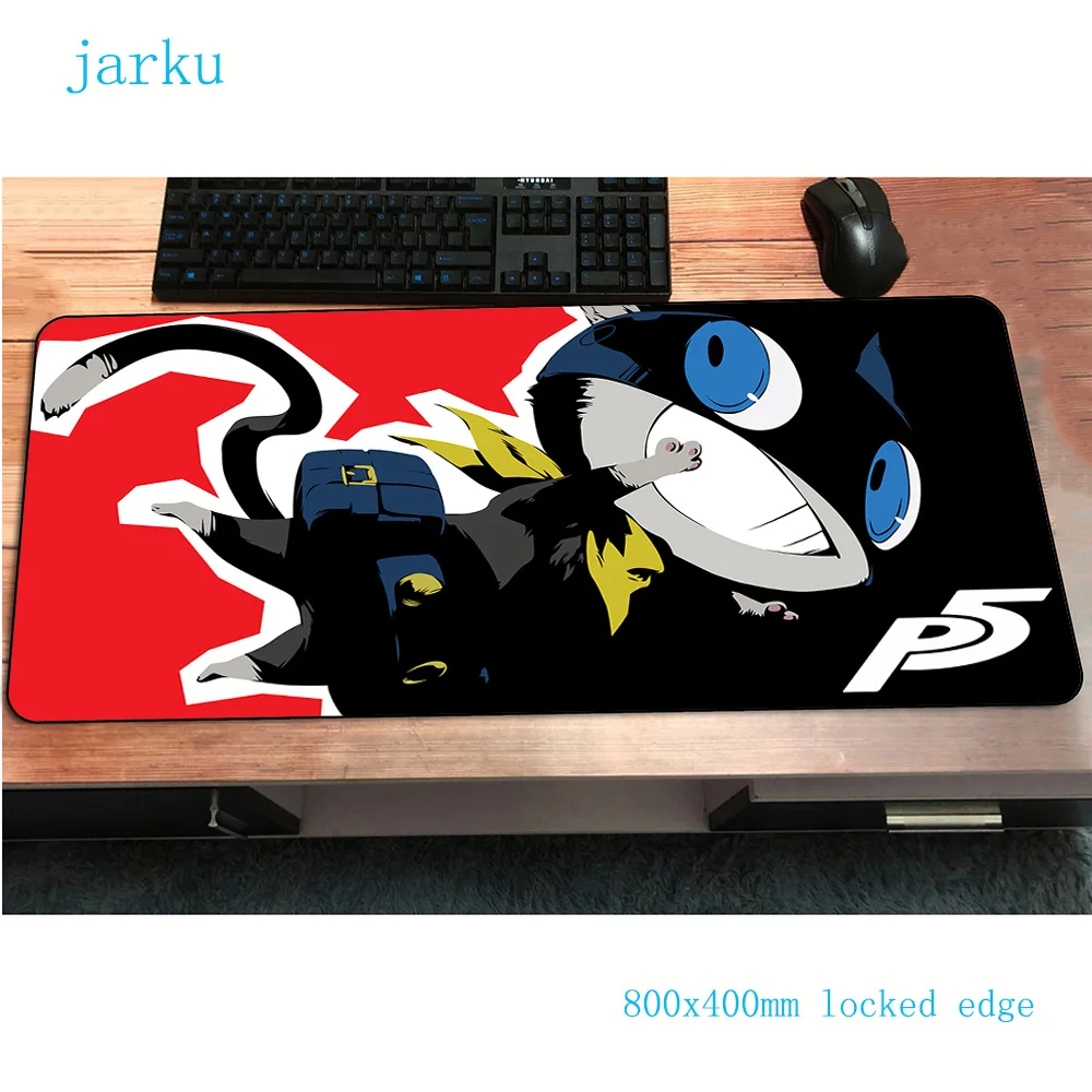 Коврик для мыши persona 5 игровой коврик 800x400x2 мм офисный ноутбука с обработанными
