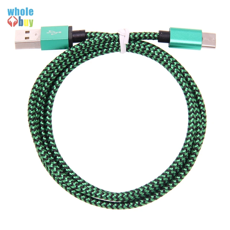 1 м 2 3 алюминиевый тканевый кабель для iPhone 8Pin micro 5pin Type C USB синхронизации данных и
