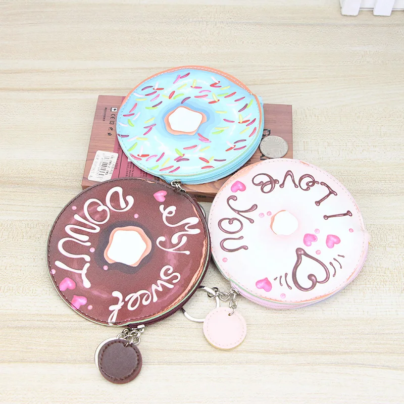 Katuner женский кошелек для монет с пончиком кожаный ключей Детский Женская мини