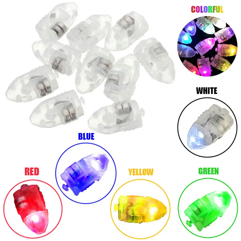 Lumi вечерние 10 шт RGB светодиодный шар светильник мигающий для бумажный фонарь