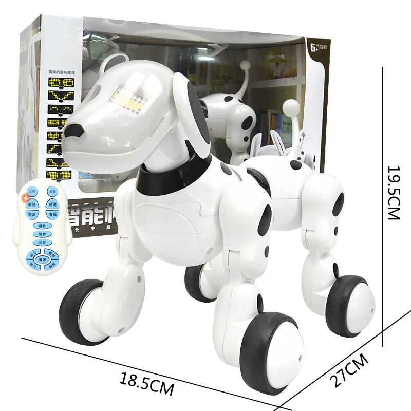 Умная собака мини робот дистанционное управление лай Pet Танцы Пение игры