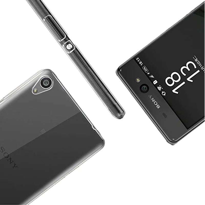 Мягкий кристально чистый ТПУ чехол для мобильного телефона Sony Xperia XA XA1 XA2 Ultra Plus