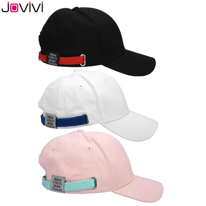 

Jovivi 1 шт. унисекс модная бейсбольная кепка карамельного цвета Snapback Хип-Хоп Регулируемый головной убор Гольф шляпа черный/белый/розовый цвет ...