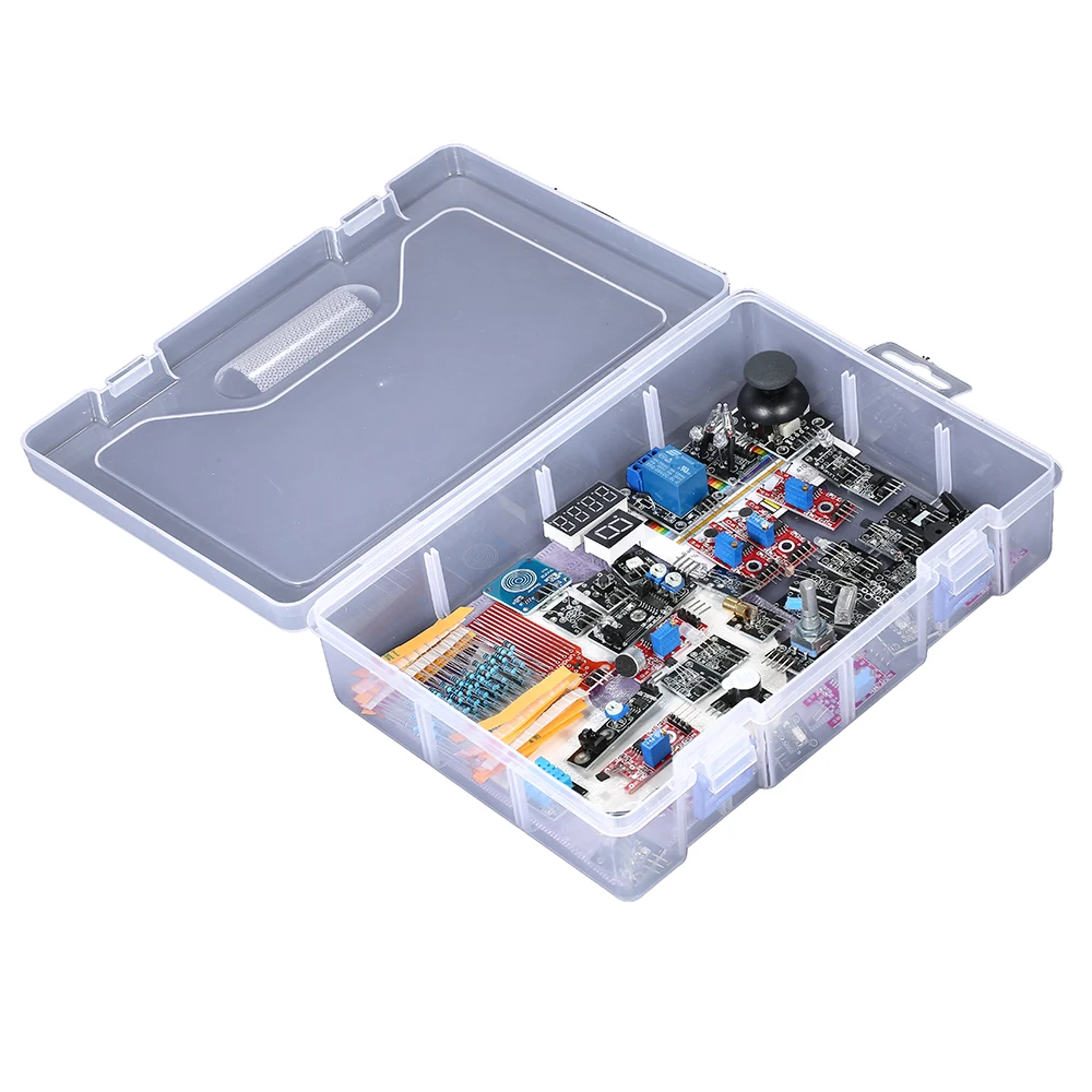 37 в 1 коробка сенсор модуль комплект для Arduino сенсор UNO модуль для Arduino Starter DIY Kit Цифровой Датчик температуры модуль