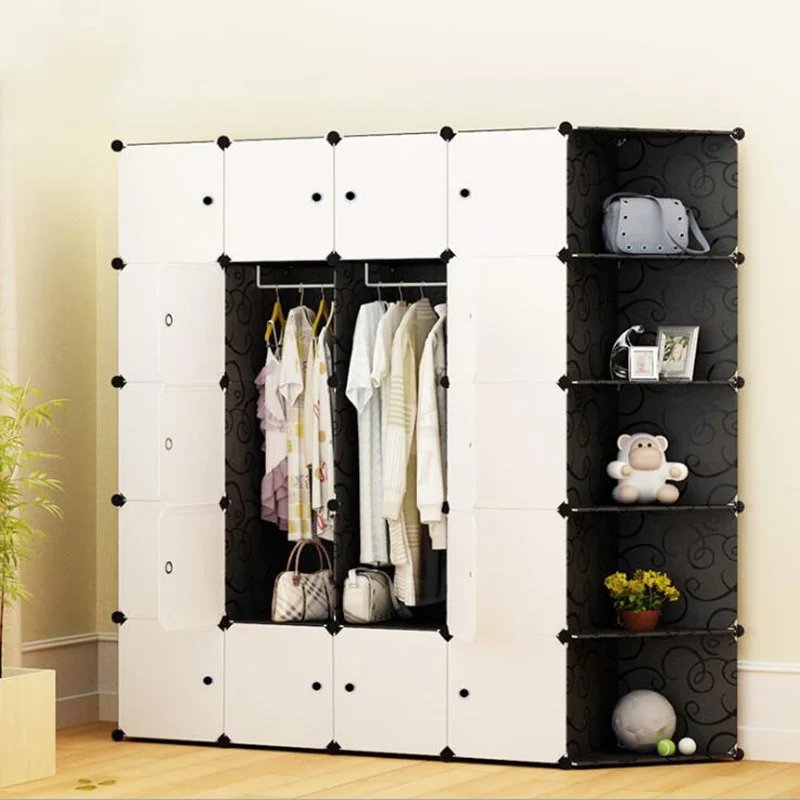 Мебель для хранения одежды шкаф DIY нетканый складной портативный шкаф для хранения мебельный шкаф для спальни Органайзер для спальни