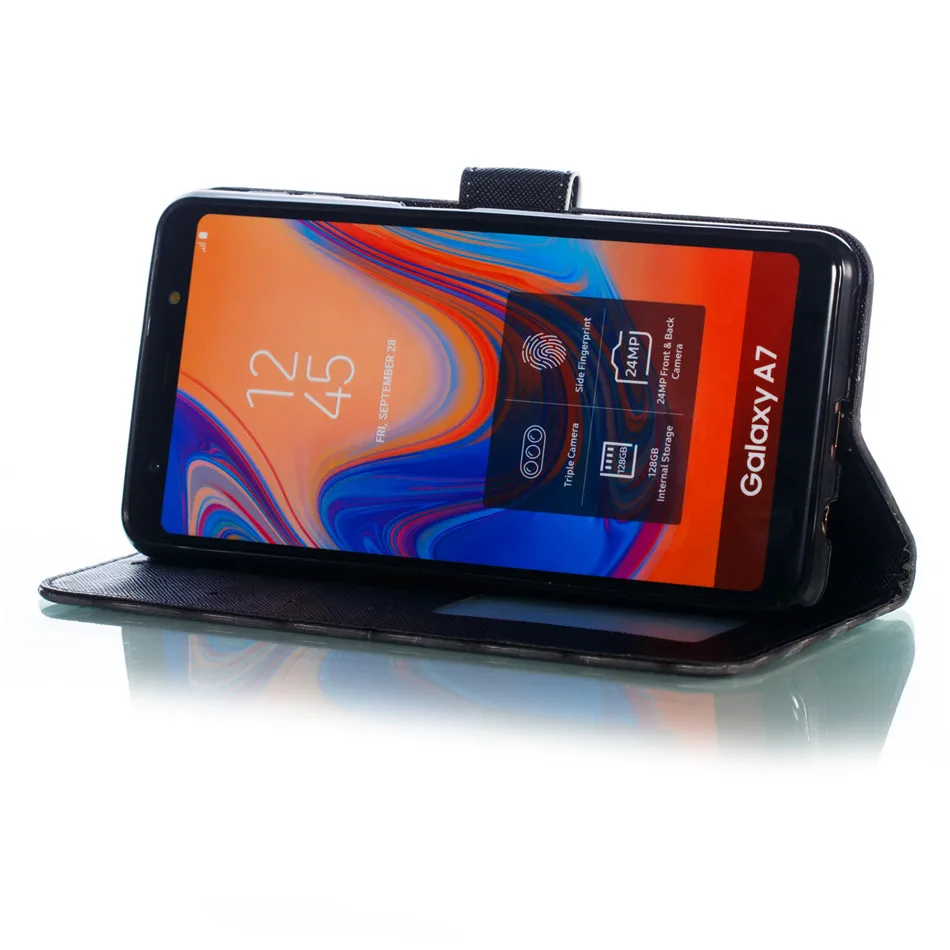 Милый чехол для Fundas samsung Galaxy A10 A10E A20 A20E A30 A40 A50 A60 A70 M10 M20 M30 S10 S9 A6 A8 Plus Чехол-книжка с бумажником в P02D