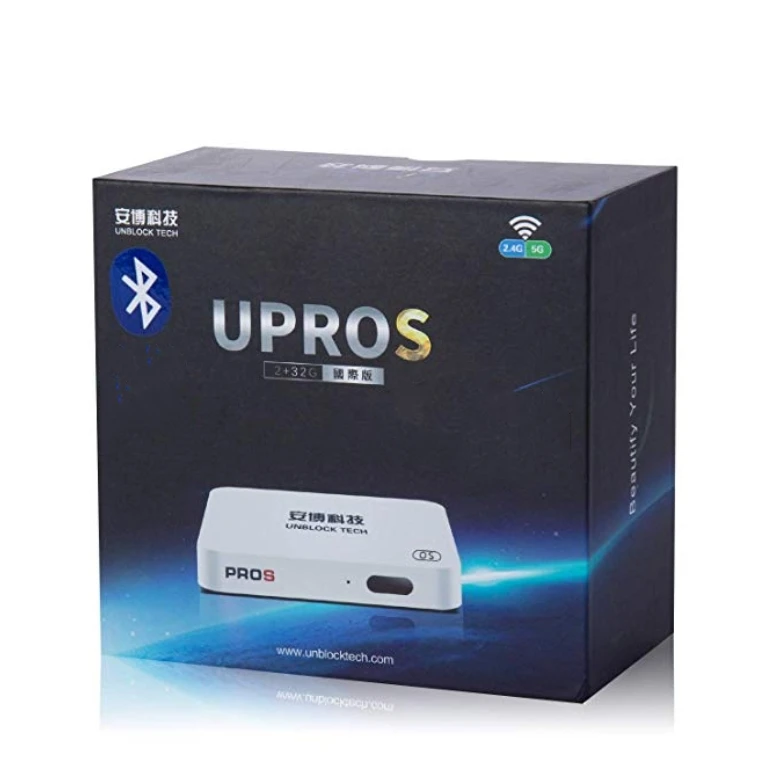 Последняя разблокировка TECH UBOX GEN7 UPROS I9 2G ram+ 32G rom 5G wifi OS Jailbreak версия ТВ коробка IP tv UB tv бесплатно 1000+ канал