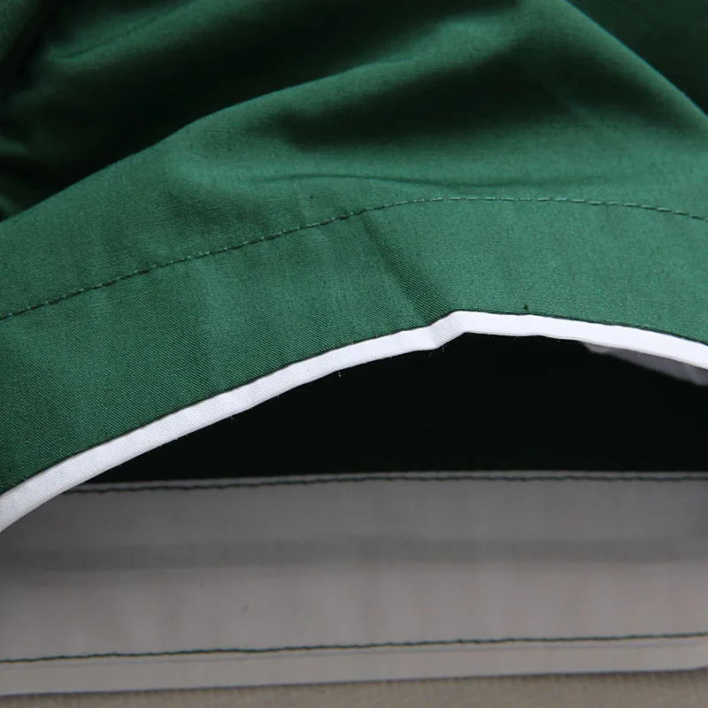 2019 Новые мужские повседневные рубашки с коротким рукавом вышивкой высокого