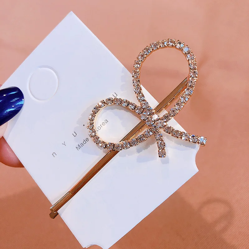 Модные заколки для волос с кристаллами свадебные инструменты укладки