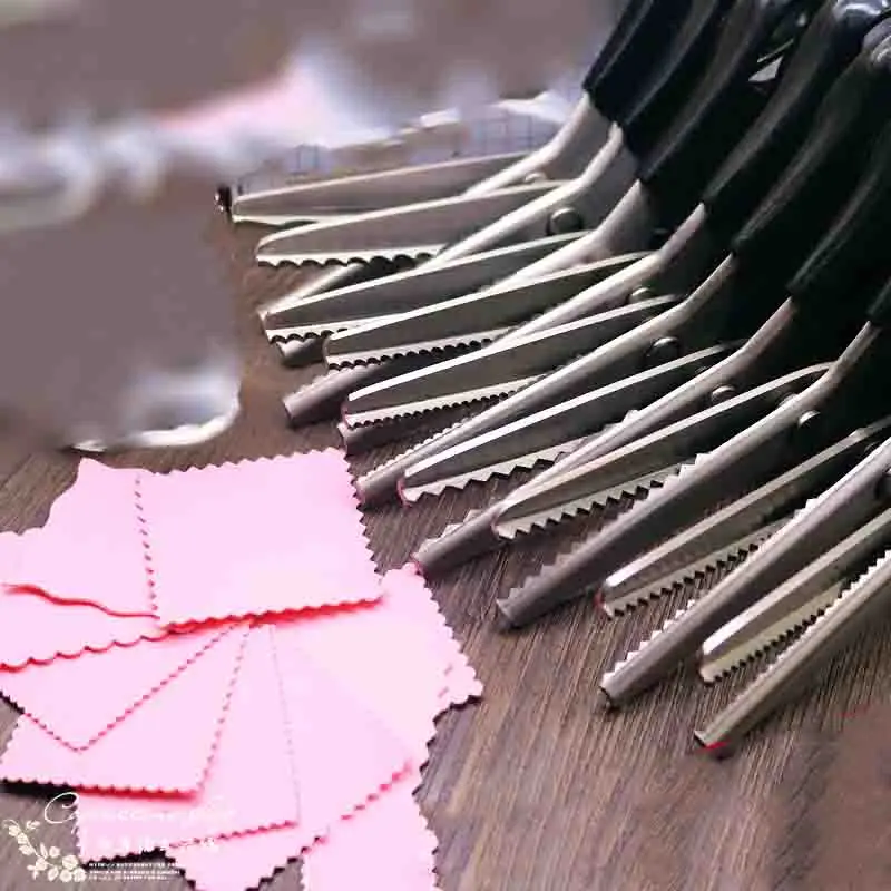 Новые высококачественные пинкинговые ножницы швейная ткань Кожа ремесло платье