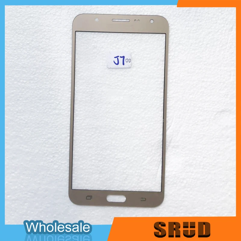 10 шт. Внешний стеклянный объектив для Samsung Galaxy J7 2015 2016 2017 J700 J710 J730 J730F ЖК экран