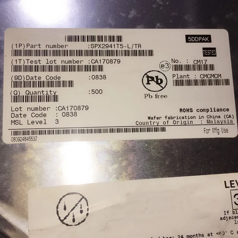 

5 шт. SPX2941T5-L SPX2941T5 SMD посылка TO263 регулируемый выходной мощности чип