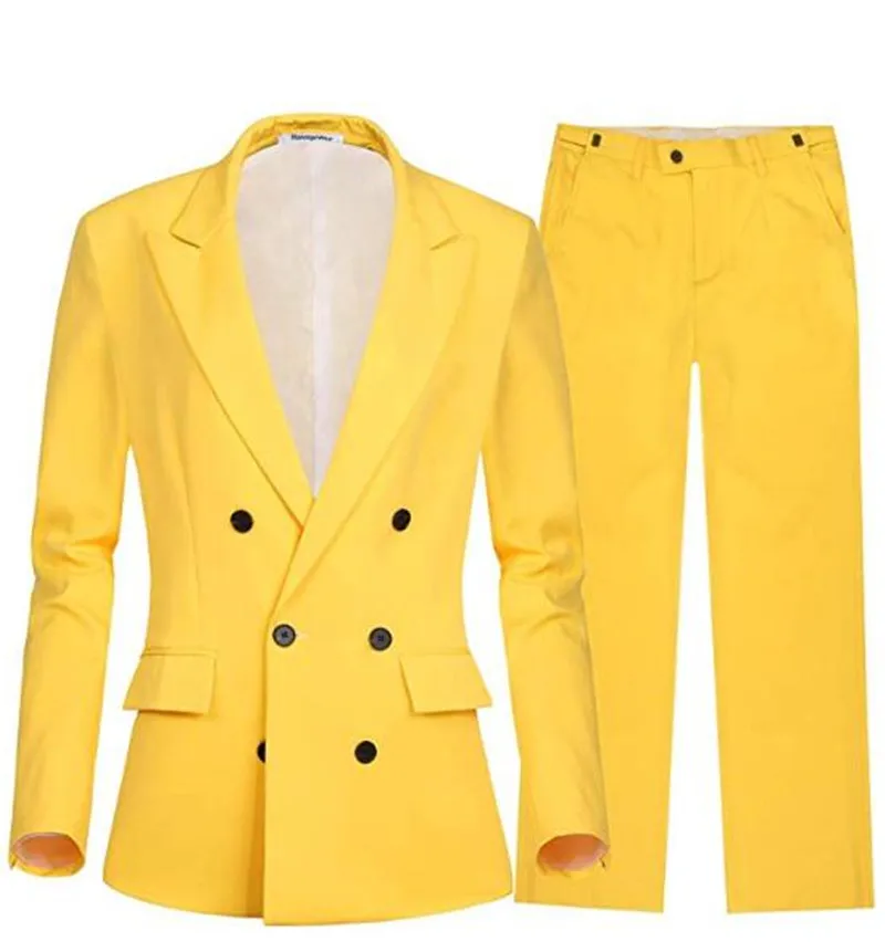Женский двубортный костюм пиджак + брюки женские костюмы женский брючный Офисная