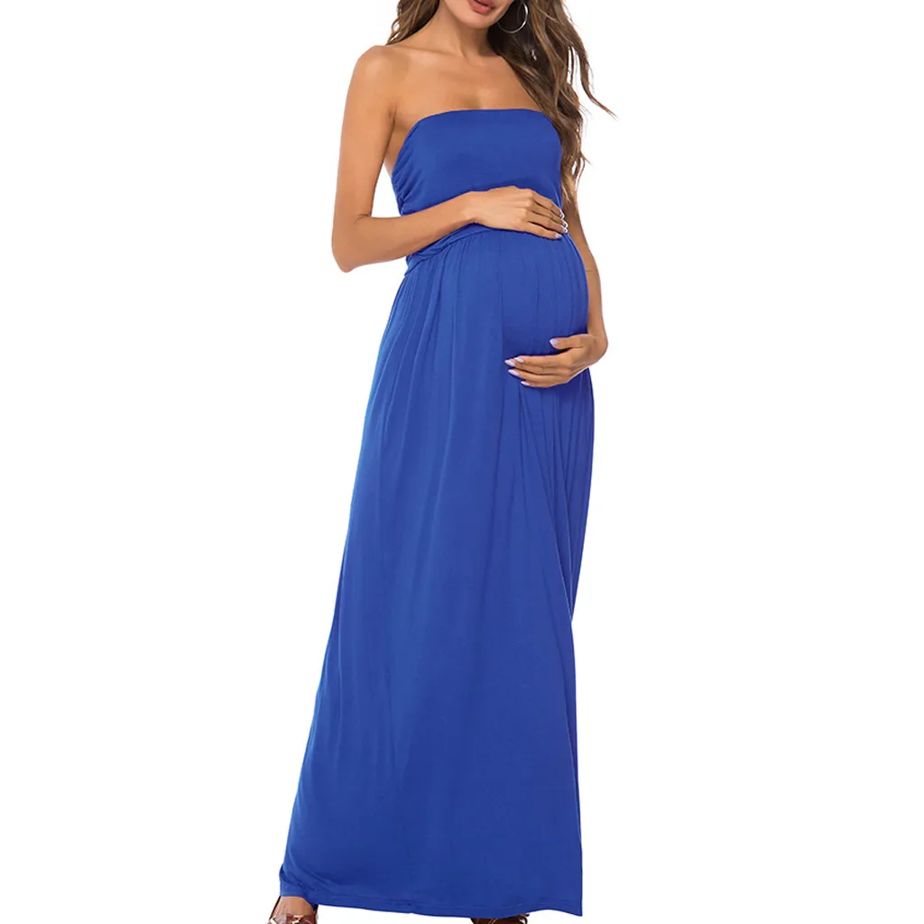 Женское длинное платье без рукавов SAGACE летнее сексуальное для беременных