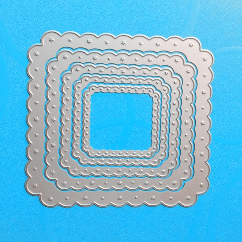 YLCD125 кружевные квадратные металлические Вырубные штампы для женской тисненой