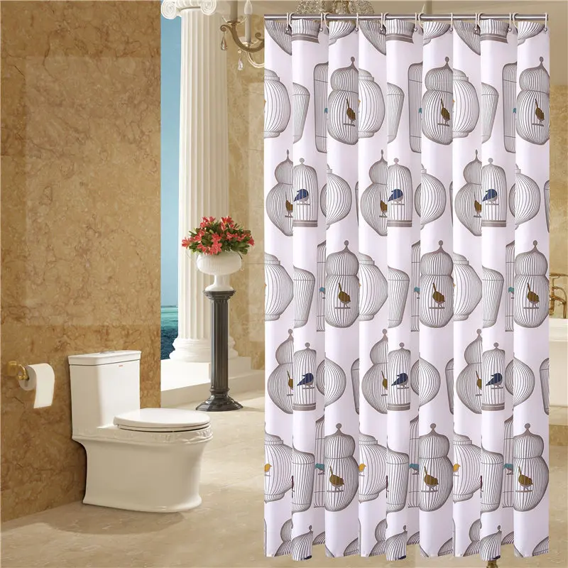 Клетка Европейская шторная узор Перегородки для ванной полиэстер