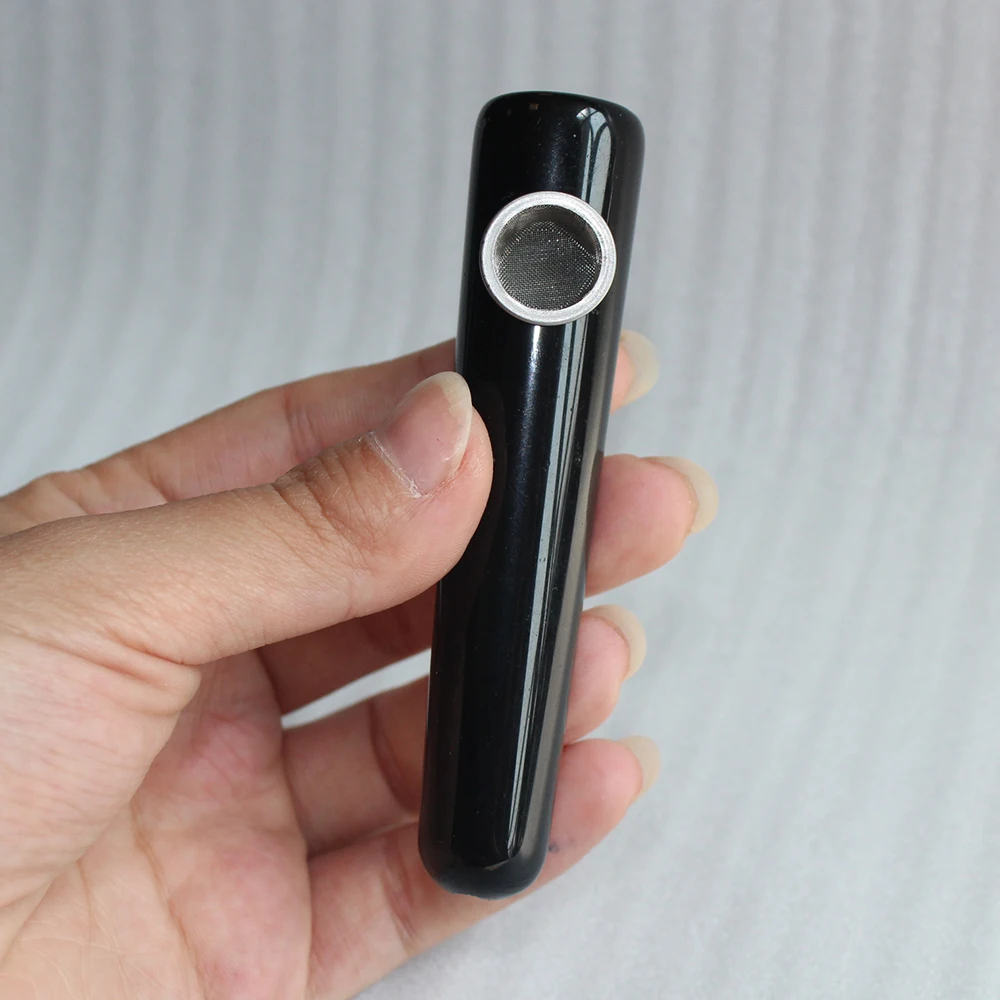 100% натуральный обсидиановый кристалл кварцевый полудрагоценный массажный бар