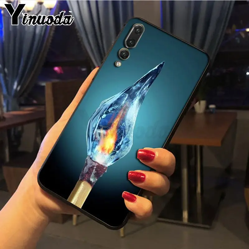 Yinuoda fire and water высококачественные аксессуары для телефонов чехол Huawei mate10 lite honor view 9