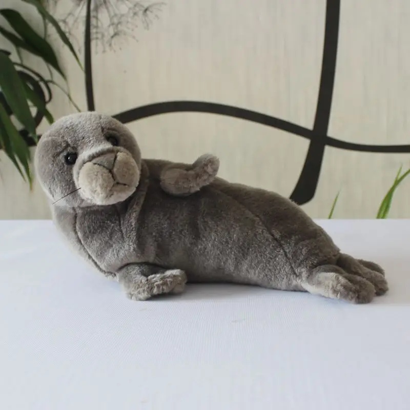 Мягкая серая кукла-Котик плюшевые игрушки для детей праздничные подарки милые |