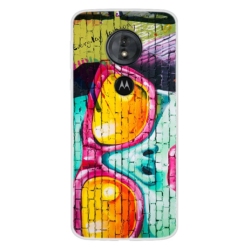 Для Moto G6 Play чехол 5,7 ''силиконовый мягкий ТПУ Модный чехол для телефона для Motorola Moto G6 Play чехол G6Play G 6 Play Cover Space Para - Цвет: 35