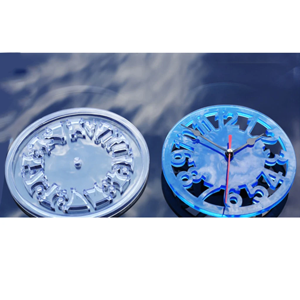 1 шт. Прозрачная силиконовая форма для самостоятельного изготовления настенных