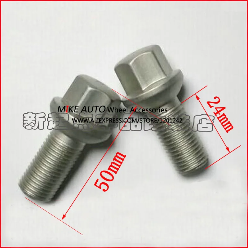 20 шт. болты с наконечником колеса для Mercedes ML320 ML55 E320 E500 E55 SL550 ML450 C350 000990 4907|lug bolt|wheel lug