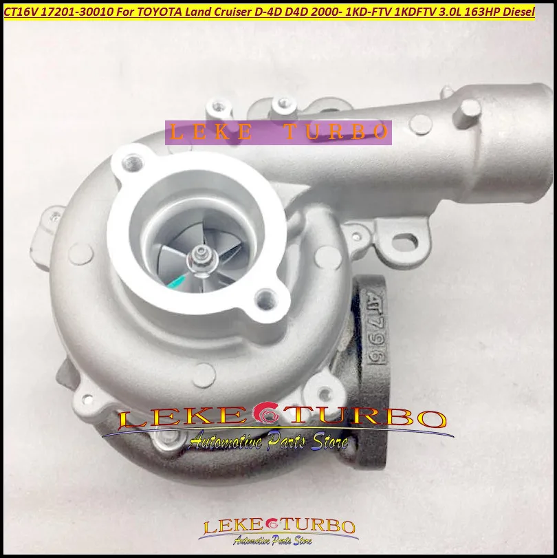 Турбо Турбокомпрессор CT16V 17201-30010 17201 30010 1720130010 для TOYOTA Land Cruiser LandCruiser D-4D 1KD-FTV 1KD FTV 1 KDFTV 3.0L