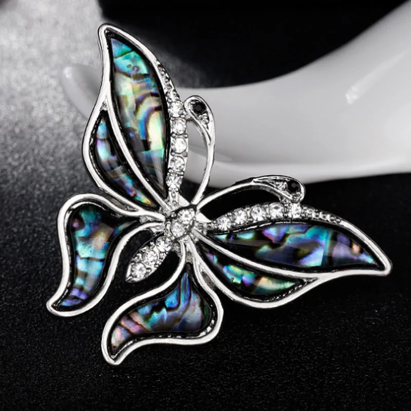Модные Винтажные Броши для женщин и мужчин булавки в виде бабочек хиджаба