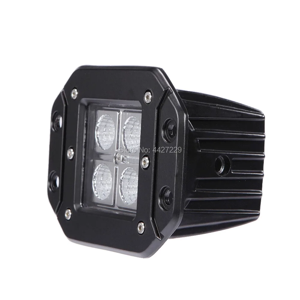 10 шт./лот 12 Вт Led Подсветка автомобиль трактор Светодиодные пятно/потока луч авто