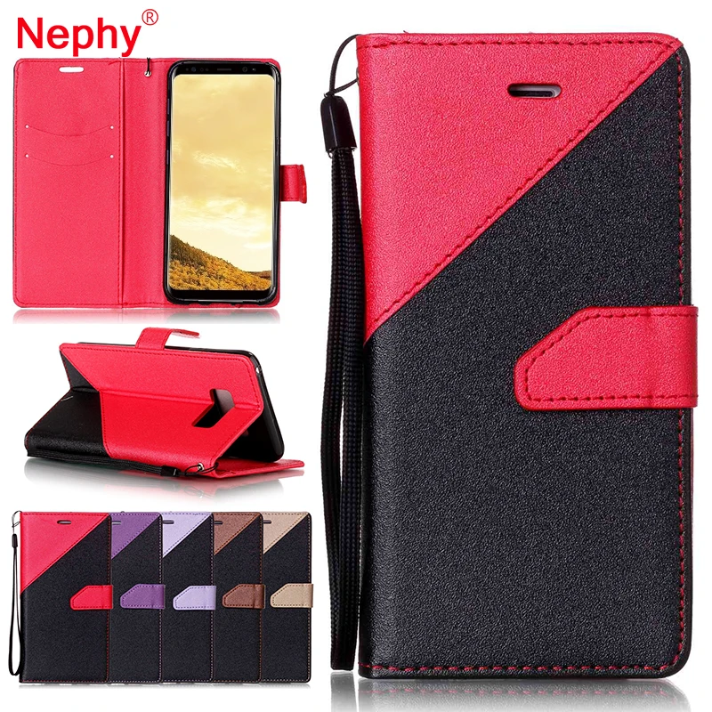Nephy Сращивания Кожаный флип чехол для телефона samsung Galaxy J3 J5 J7 Neo Prime 2015 A3 A5 2016 2017 S8