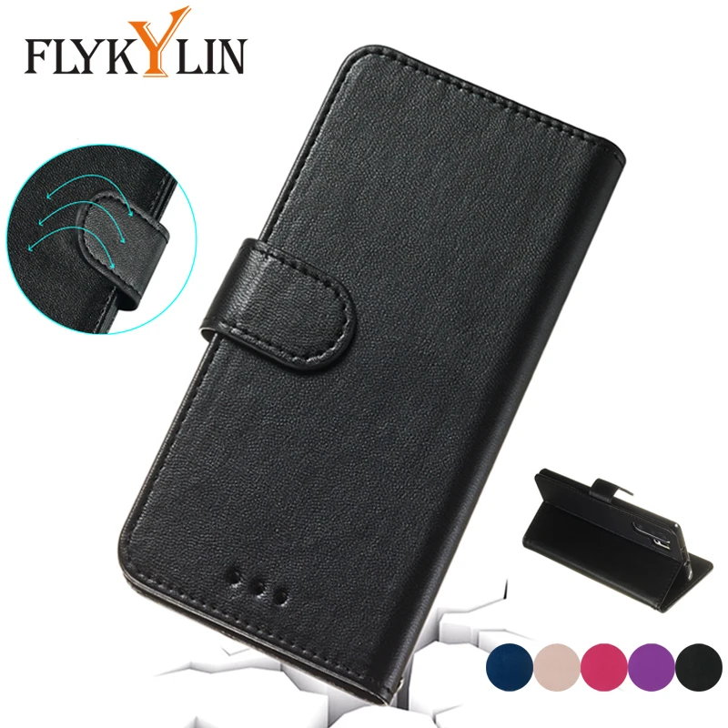 FLYKYLIN чехол для iPhone 5S SE 5 6 S 7 8 Plus X XR XS Max задняя крышка кожаный бумажник Флип