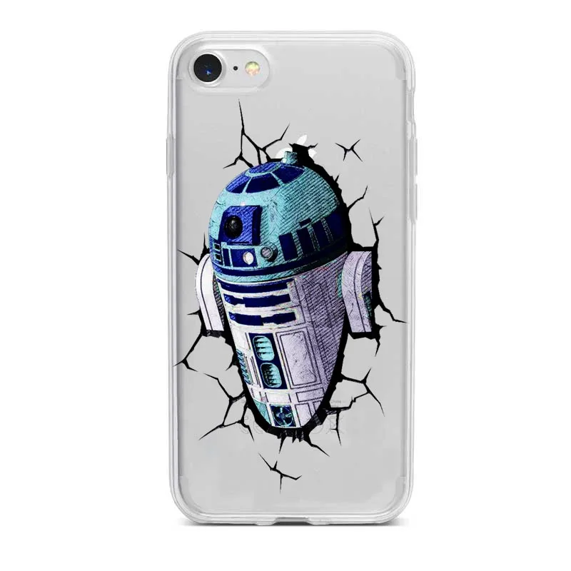 Звездные войны Дарт Вейдер BB-8 йода чехол для телефона s чехол TPU чехол для iphone 6 6splus 5 11 11PRO SE X 8 8Plus 7 7plus XR XS MAX - Цвет: TPU
