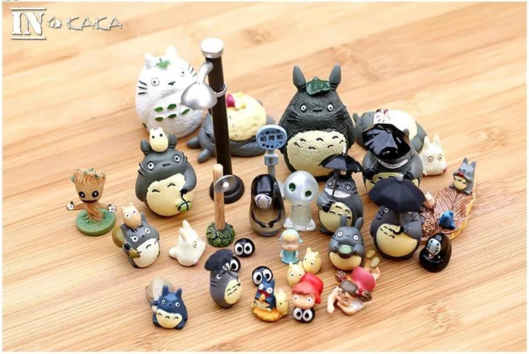 Micro Fairy Garden Figurines Miniature Desktop Decoration Terrarium Succulents Anime My Neighbor Totoro Action Figures Gift DIY