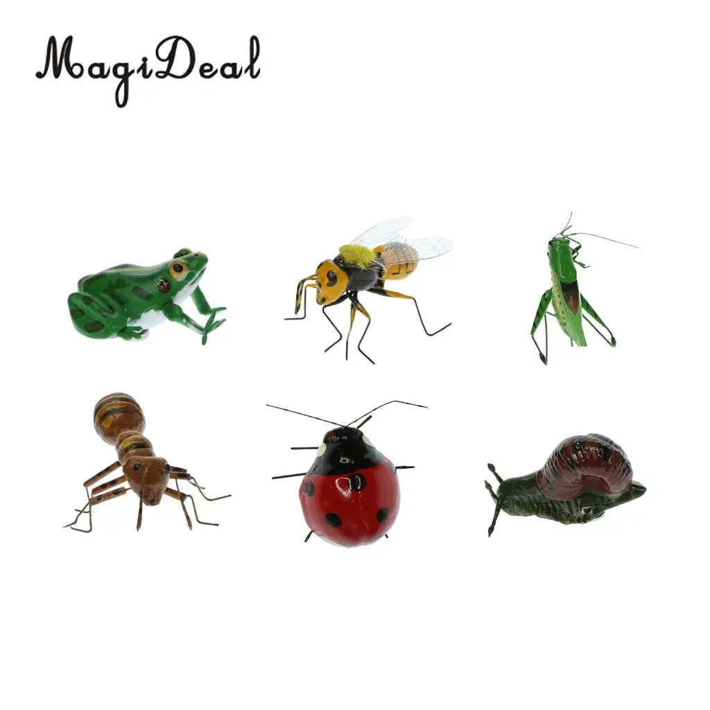 MagiDeal украшение в форме насекомых внешнее животное для внутреннего дворика