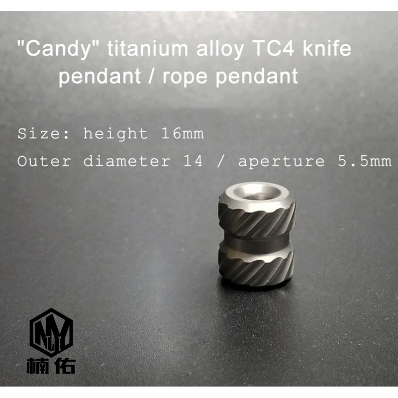 1 шт. ретро римская колонна EDC нож из титанового сплава бусины уличный карманный