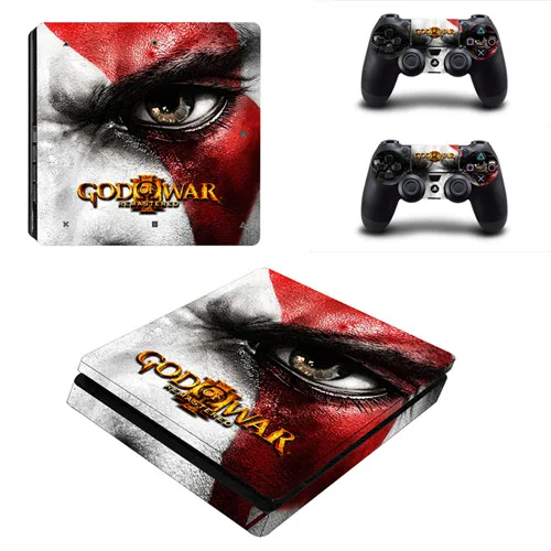 YSP4S-0866 God of War Съемная тонкая наклейка для PS4 для sony playstation 4 консоль и контроллер для Dualshock 4 PS4 тонкая наклейка - Цвет: YSP4S-0866