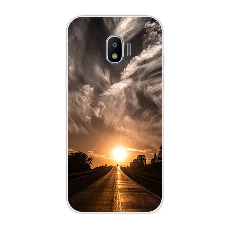 for Samsung Galaxy J2 Pro 2018 / SM-J250F Soft Silicone TPU Phone Case 5.0 inch Doggy Back Cover Coque |