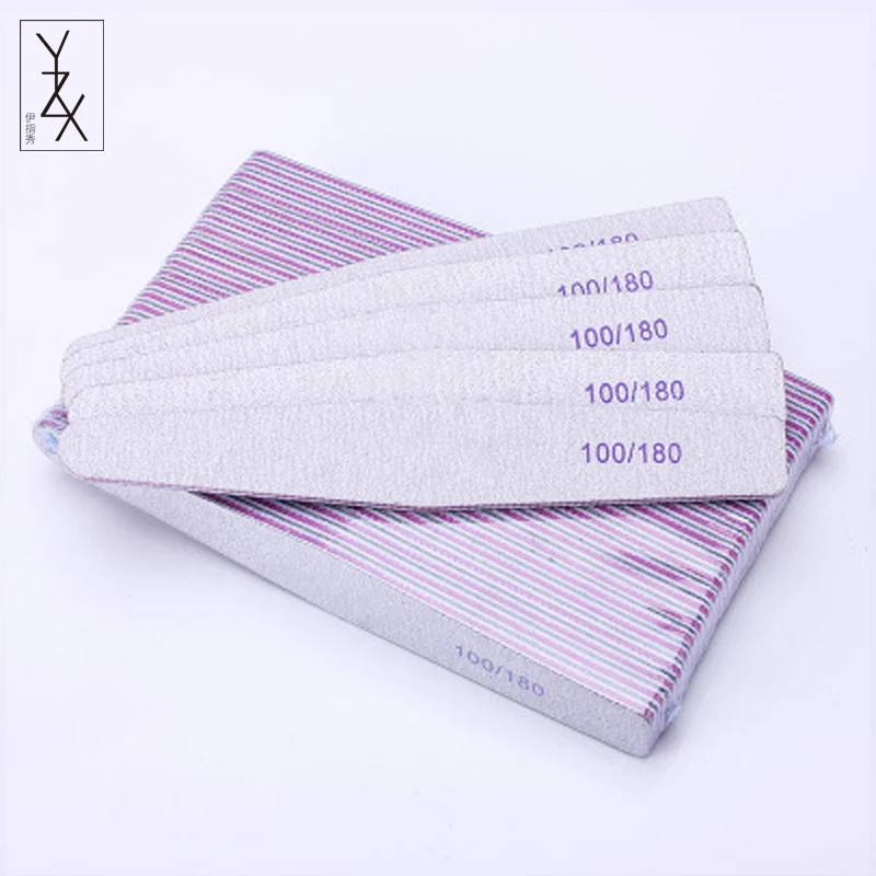 Профессиональная пилка для ногтей YZX 25 шт./компл. 100/180 шлифовальный буфер разные