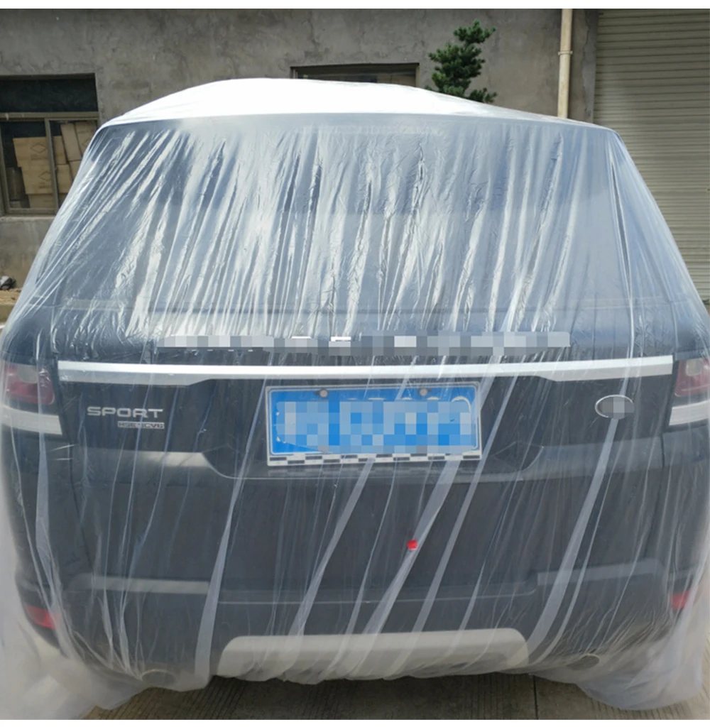 Шт. 1 шт. Одноразовая крышка автомобиля может быть настроена водостойкая легкая и удобная прозрачная пластиковая краска-распылитель