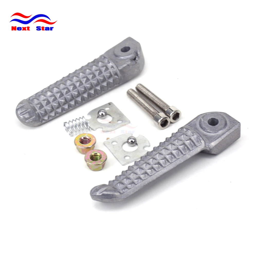 Motorcycle Front Foot Pegs Footrest Pedals For Yamaha YZF R1 2002-2014 R6 2003 2004 2005 2006 2007 2008 2009 2010 2011-2014 | Автомобили и